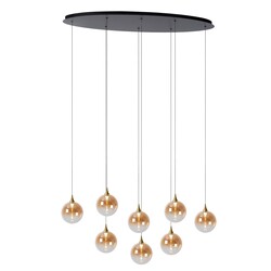 Lucide GISELA - Hängelampe - LED Dim. - 8x3,9W 2700K - Bernstein