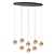 Lucide GISELA - Lámpara colgante - LED Dim. - 8x3,9W 2700K - Ámbar