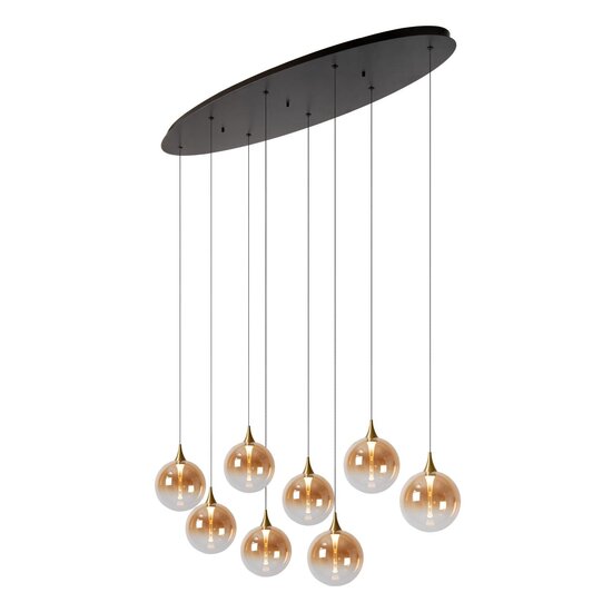 Lucide GISELA - Lampe à suspension - LED Dim. - 8x3,9W 2700K - Ambre