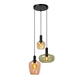 Lucide ILONA - Pendant lamp - 3xE27 - Black