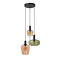Lucide ILONA - Pendant lamp - 3xE27 - Black