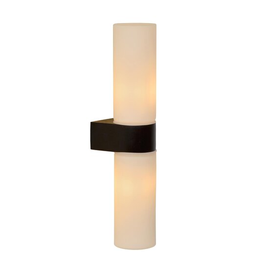 Lucide JESSE - Badezimmer-Wandleuchte - 2xG9 - IP44 - Schwarz