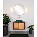 Lucide JESSE - Badezimmer-Wandleuchte - 2xG9 - IP44 - Schwarz