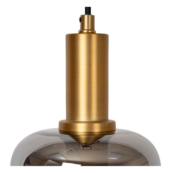 Lucide JOANET - Hanging lamp - Ø 16 cm - 1xE27 - Fumé