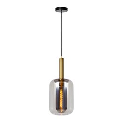 Lucide JOANET - Lámpara colgante - Ø 22 cm - 1xE27 - Fumé