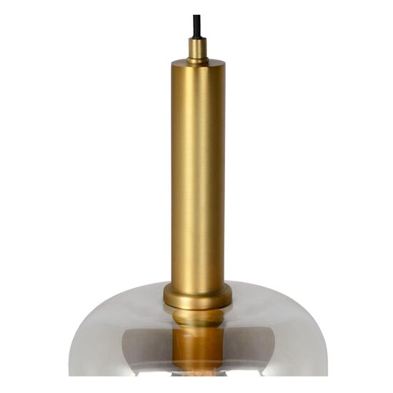 Lucide JOANET - Hanglamp - Ø 22 cm - 1xE27 - Fumé