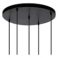 Lucide JOANET - Hanging lamp - Ø 66 cm - 5xE27 - Fumé