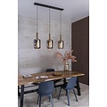 Lucide JOANET - Hanging lamp - 3xE27 - Fumé