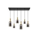 Lucide JOANET - Hanging lamp - 6xE27 - Fumé