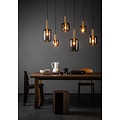 Lucide JOANET - Hanging lamp - 6xE27 - Fumé