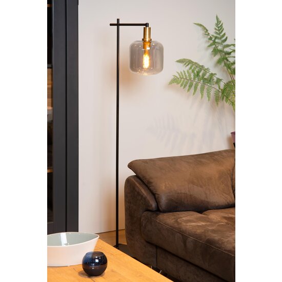 Lucide JOANET - Vloerlamp - 1xE27 - Fumé