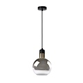 Lucide JULIUS - Pendant lamp - Ø 20 cm - 1xE27 - Smoked
