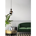 Lucide JULIUS - Pendant lamp - Ø 20 cm - 1xE27 - Smoked