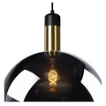 Lucide JULIUS - Pendant lamp - Ø 20 cm - 1xE27 - Smoked