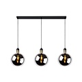 Lucide JULIUS - Pendant lamp - 3xE27 - Smoked