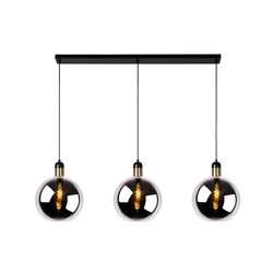 Lucide JULIUS - Lampe à suspension - 3xE27 - Fumé