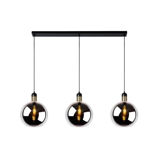 Lucide JULIUS - Pendant lamp - 3xE27 - Smoked