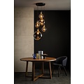Lucide JULIUS - Pendant lamp - 5xE27 - Smoked