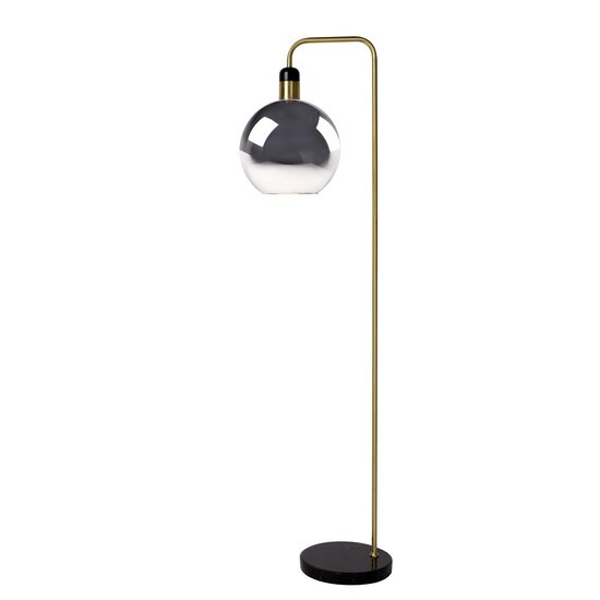 Lucide JULIUS - Vloerlamp - Ø 28 cm - 1xE27 - Fumé