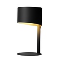 Lucide KNULLE - Lampe de table - Ø 15 cm - 1xE14 - Noir