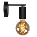 Lucide LEANNE - Wandlamp - 1xE27 - Zwart