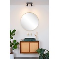 Lucide LENNERT - Foco de techo Baño - LED Dim. - GU10 - 2x5W 3000K - IP44 - Negro