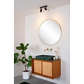 Lucide LENNERT - Foco de techo Baño - LED Dim. - GU10 - 2x5W 3000K - IP44 - Negro