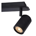 Lucide LENNERT - Foco de techo Baño - LED Dim. - GU10 - 2x5W 3000K - IP44 - Negro