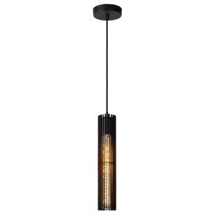 Lucide LIONEL - Hanglamp - Ø 6,5 cm - 1xE27 - Zwart