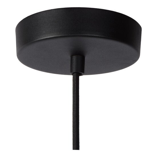 Lucide LIONEL - Pendant lamp - Ø 6.5 cm - 1xE27 - Black