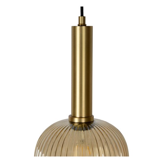 Lucide MALOTO - Pendant lamp - Ø 20 cm - 1xE27 - Amber