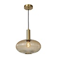 Lucide MALOTO - Pendant lamp - Ø 30 cm - 1xE27 - Amber