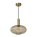Lucide MALOTO - Pendant lamp - Ø 30 cm - 1xE27 - Amber