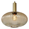Lucide MALOTO - Pendant lamp - Ø 30 cm - 1xE27 - Amber