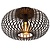 Lucide MANUELA - Ceiling lamp - Ø 39.5 cm - 1xE27 - Black