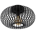 Lucide MANUELA - Ceiling lamp - Ø 39.5 cm - 1xE27 - Black
