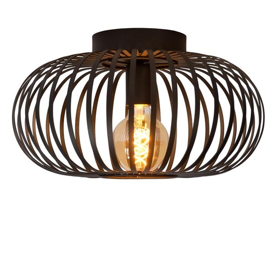 Lucide MANUELA - Ceiling lamp - Ø 39.5 cm - 1xE27 - Black