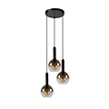 Lucide MARIUS - Pendant lamp - Ø 48.5 cm - 3xE27 - Black