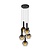 Lucide MARIUS - Pendant lamp - Ø 55 cm - 5xE27 - Black