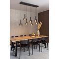 Lucide MARIUS - Pendant lamp - 7xE27 - Black