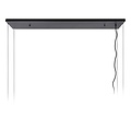 Lucide MIRAVELLE - Pendant lamp - 6xGU10 - Black