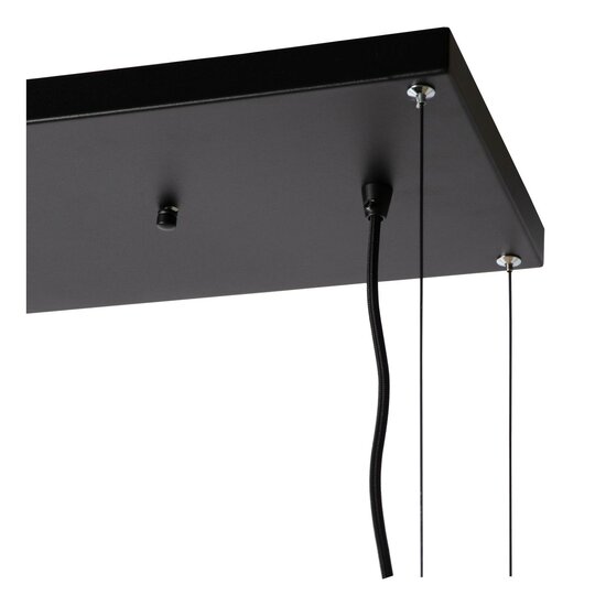 Lucide MIRAVELLE - Pendant lamp - 6xGU10 - Black