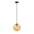 Lucide MONSARAZ - Lampe suspendue - Ø 25 cm - 1xE27 - Ambre