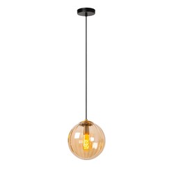 Lucide MONSARAZ - Lámpara colgante - Ø 25 cm - 1xE27 - Ámbar