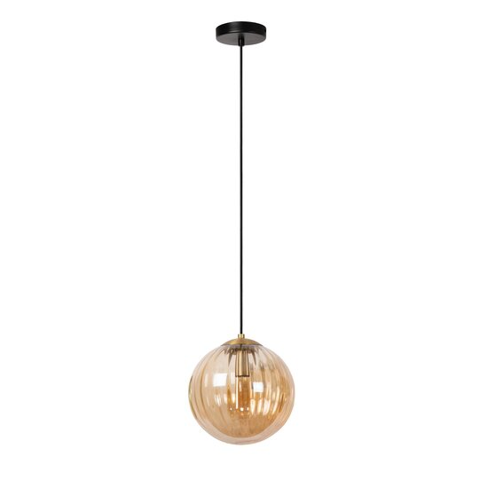 Lucide MONSARAZ - Hanging lamp - Ø 25 cm - 1xE27 - Amber