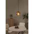 Lucide MONSARAZ - Hanging lamp - Ø 25 cm - 1xE27 - Amber