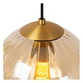 Lucide MONSARAZ - Hanging lamp - Ø 25 cm - 1xE27 - Amber