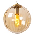 Lucide MONSARAZ - Hanging lamp - Ø 25 cm - 1xE27 - Amber
