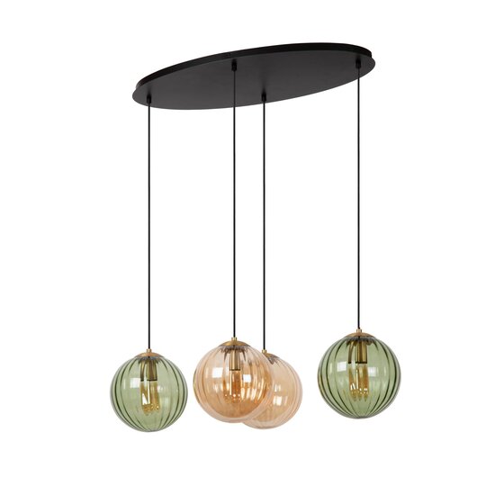 Lucide MONSARAZ - Hanglamp - 4xE27 - Groen
