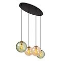 Lucide MONSARAZ - Lampe suspendue - 4xE27 - Vert